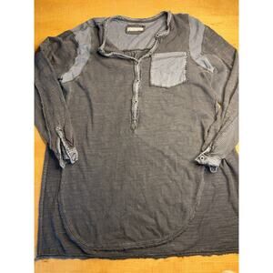 We The Free Women’s Medium Thermal Long Sleeve Oversize Fit Grey